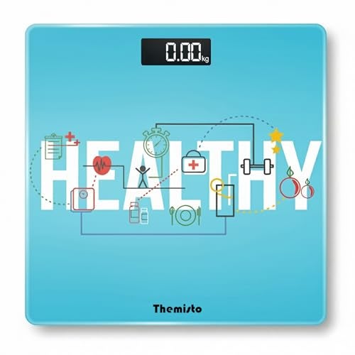 Themisto TH-WS40C Body weight Scale, With High Precision Sensors | Backlit Display | 180 Kg | Made in India - Image 1