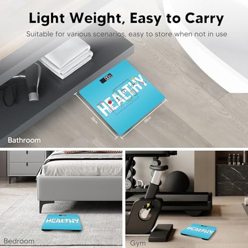 Themisto TH-WS40C Body weight Scale, With High Precision Sensors | Backlit Display | 180 Kg | Made in India - Image 3