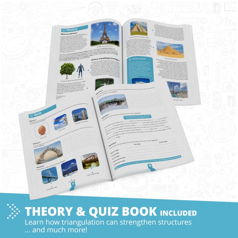 Engino- STEM Toys, Buildings & Bridges, Construction Toys for Kids 9+, Educational Toys, Gifts for Boys & Girls (9 Model Options), STEM Kit for Learning - Image 3