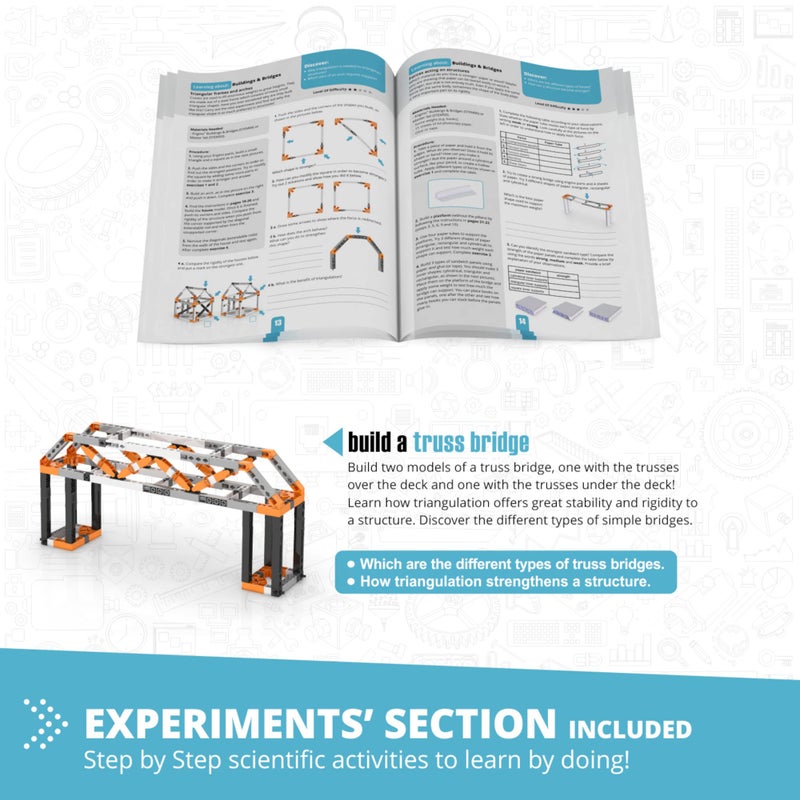 Engino- STEM Toys, Buildings & Bridges, Construction Toys for Kids 9+, Educational Toys, Gifts for Boys & Girls (9 Model Options), STEM Kit for Learning - Image 5