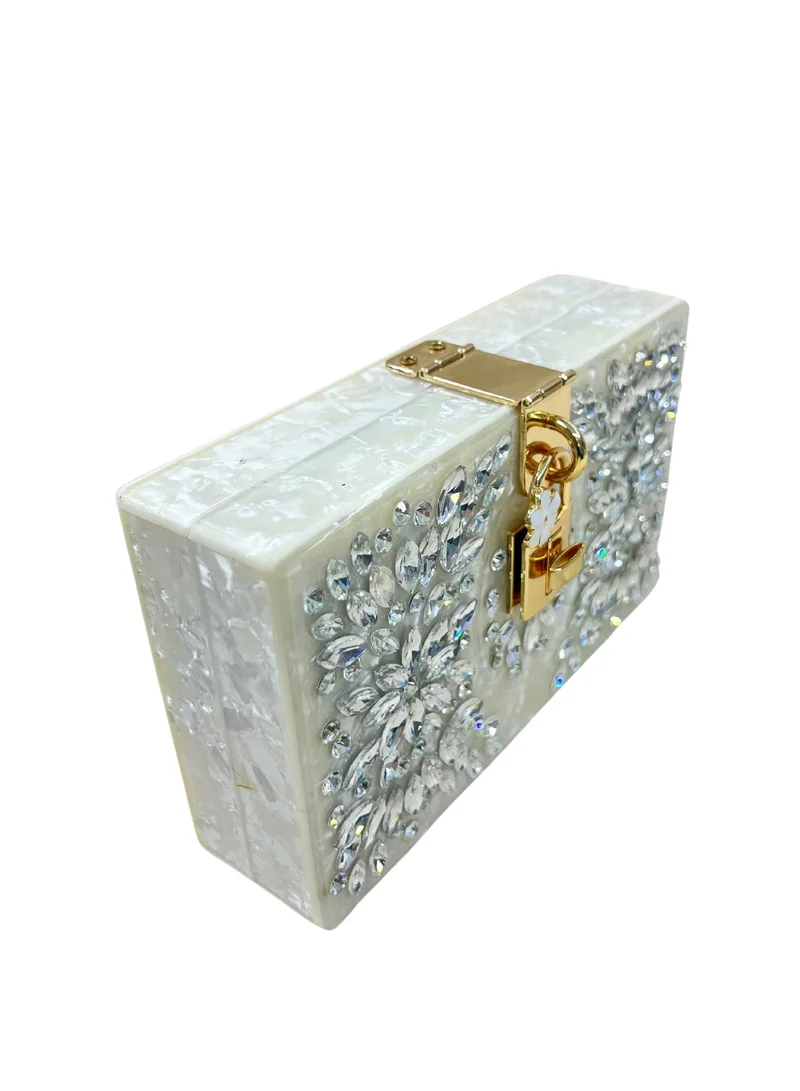 هارشاز جلام كلاتشز Square Shape Diamond Resin Clutch