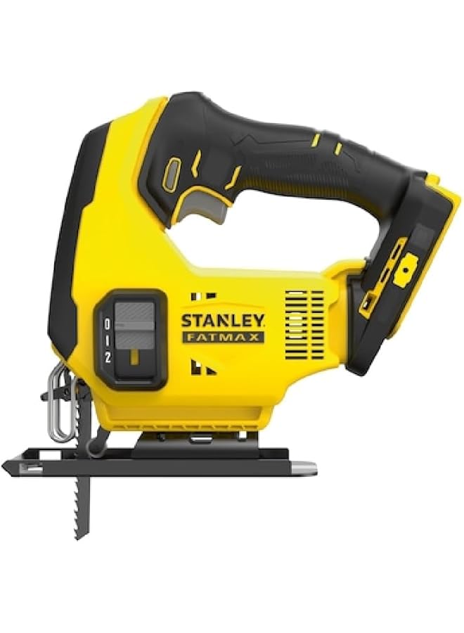 Stanley 18V 0 2500Spm Fatmax V20 Cordless Jigsaw Yellow And Black Sfmcs600D1K Gb - Image 3
