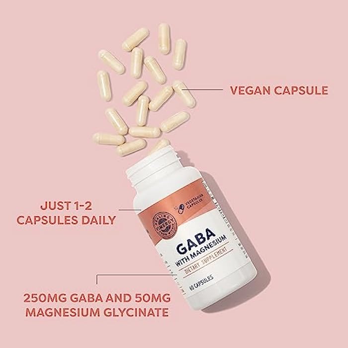 VIMERGY GABA with Magnesium – Supports Nervous System Function – Promotes Relaxation – Kosher, Vegan & Gluten-Free – 60 Capsules - Image 3