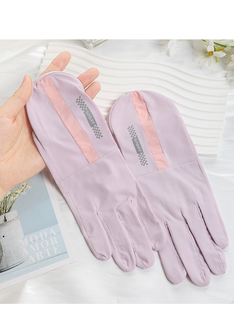 RTYY Women's Gloves Driving Gloves Non-slip Sun Protection Summer UV Protection Sports Gloves - Image 5