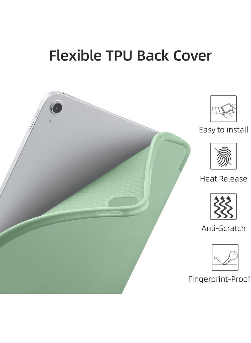 iPad (A16) 11th Generation Case 11 Inch 2025, iPad 10th Generation Case 2022 10.9 Inch with Pencil Holder, Soft TPU Back Slim Smart Protective Trifold Stand Cover, Auto Wake/Sleep - Image 5