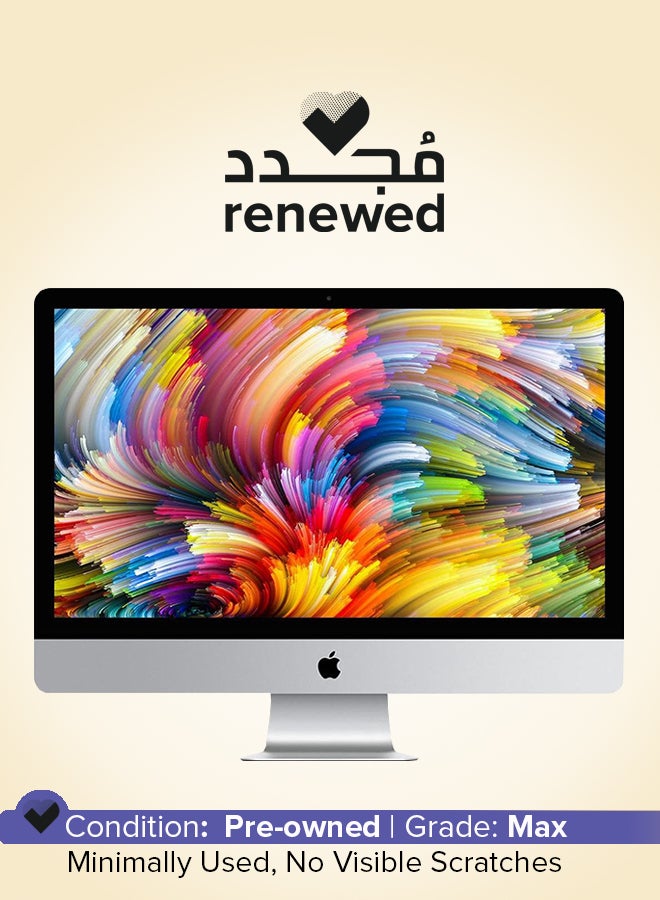 Apple Renewed – iMac (2017) AIO With 21.5-Inch 4K Display,Core i5 Processor/Quad Core/20GB RAM/1TB HDD +256GB SSD/macOS English Silver - Image 1