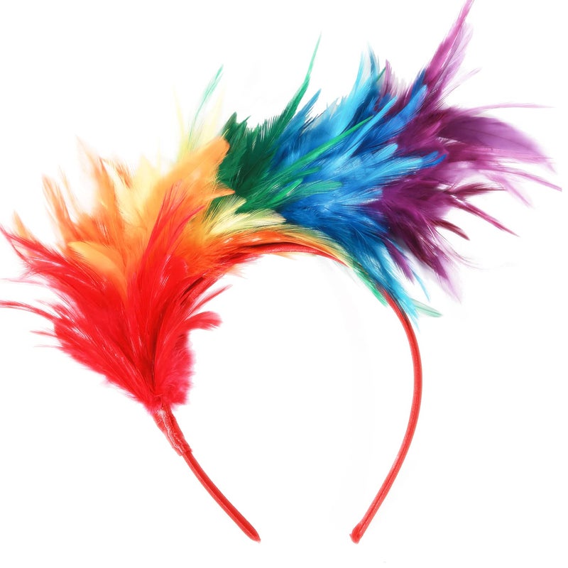 HIWIND Store Fashion Hairband Feathers Headband Tea Party Cocktail Wedding Headpiece - Image 2