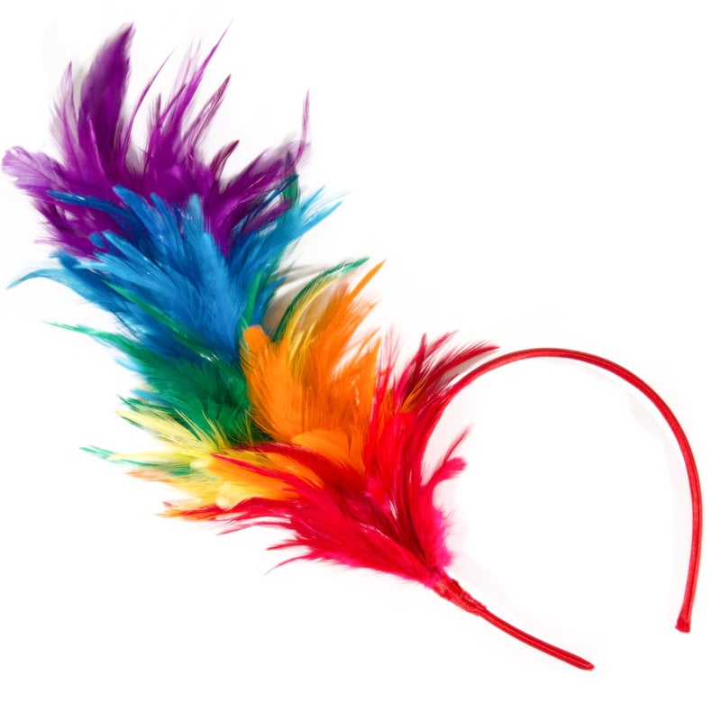 HIWIND Store Fashion Hairband Feathers Headband Tea Party Cocktail Wedding Headpiece - Image 3