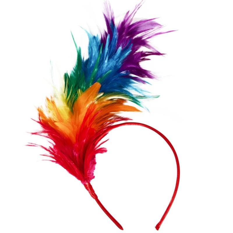 HIWIND Store Fashion Hairband Feathers Headband Tea Party Cocktail Wedding Headpiece - Image 1