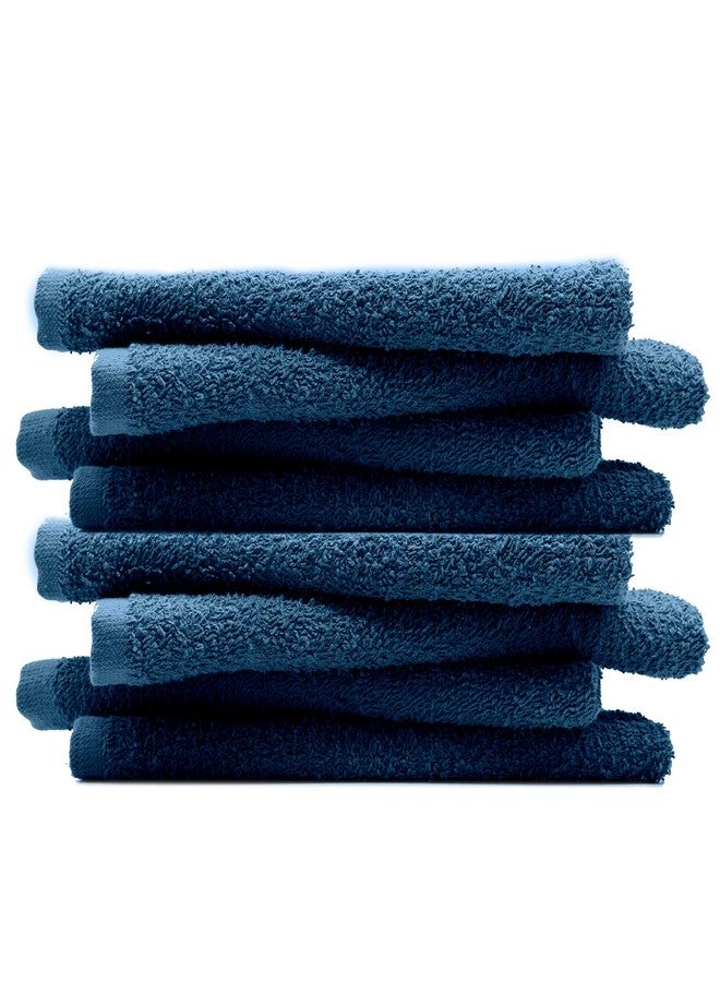 RIVERSIDE Bar Mop Towels Pack of 12, 16x19 Inches, 100% Ring Spun Cotton Terry Cloth Kitchen Towel, Highly Absorbent & Reusable Multipurpose Cleaning Rags for Bathroom, Hotel, Restaurant, Blue Opal - Image 4