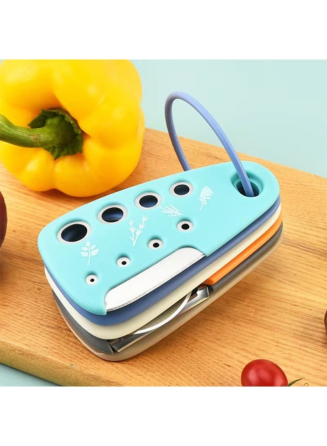 طقم أدوات المطبخ 6 قطع، أدوات طبخ قابلة للتكديس لتوفير المساحة للمطابخ الصغيرة، ملحقات لعربة الرحلات داخل غسالة الصحون آمنة - Image 3