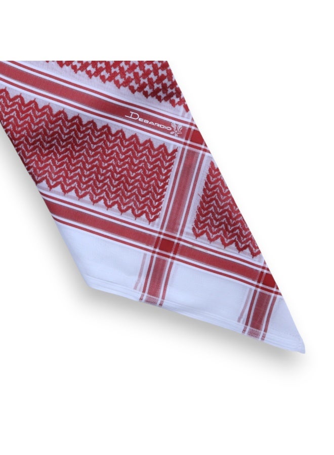 Debardio Classic Shemagh for Men, Red - Image 3