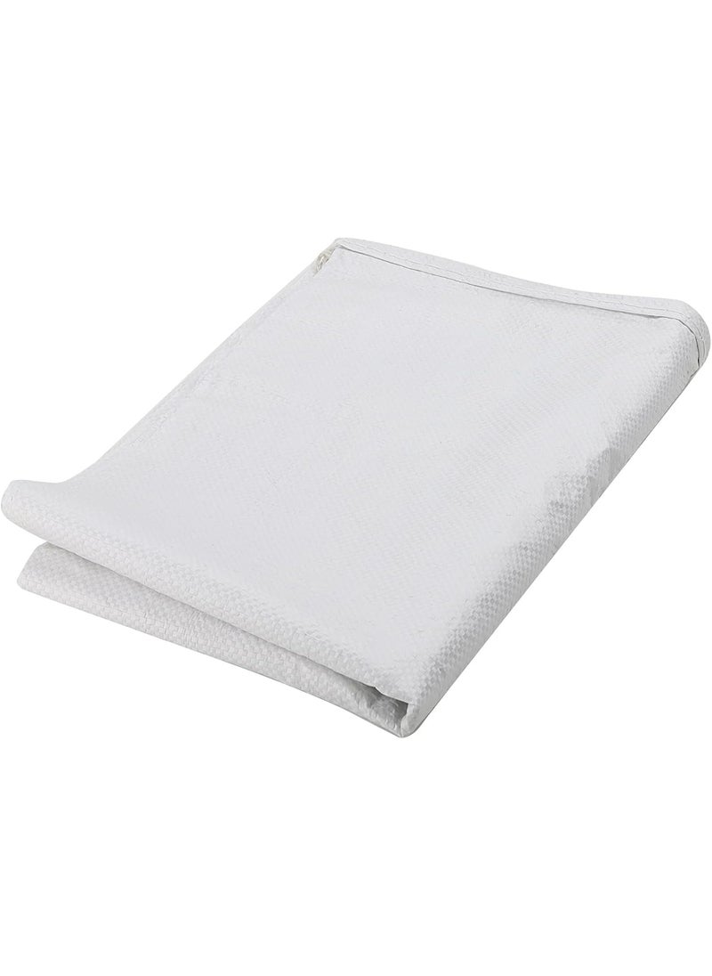 SHEUTSAN SHEUTSAN 40 PCS 18 x 30 Inch White Sandbags Empty Polypropylene Sandbags Woven Sand Bags with White Tying Rope for Flood Control Hurricane Barriers  - Image 5