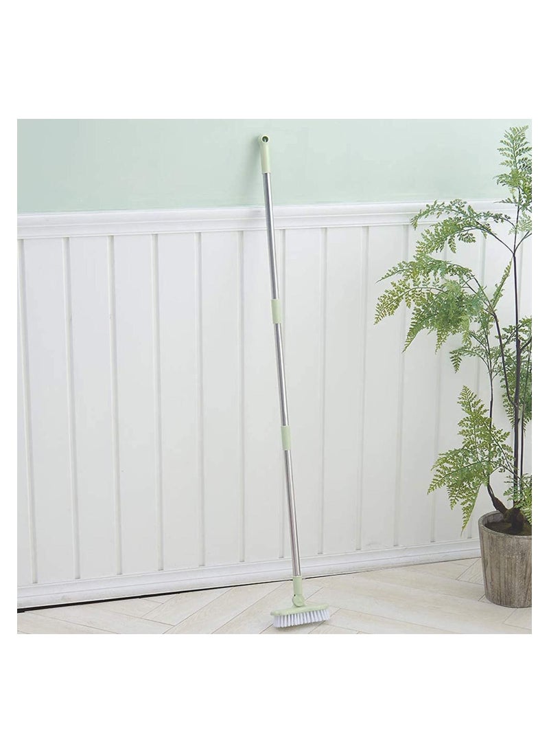 Y&D Floor Scrub, Scrub Brush Bathroom Bathtub Shower Tile Grout Scrubber Rotatable Handle Indoor Kitchen Push Broom Scrubbing Cleaning  - Image 4