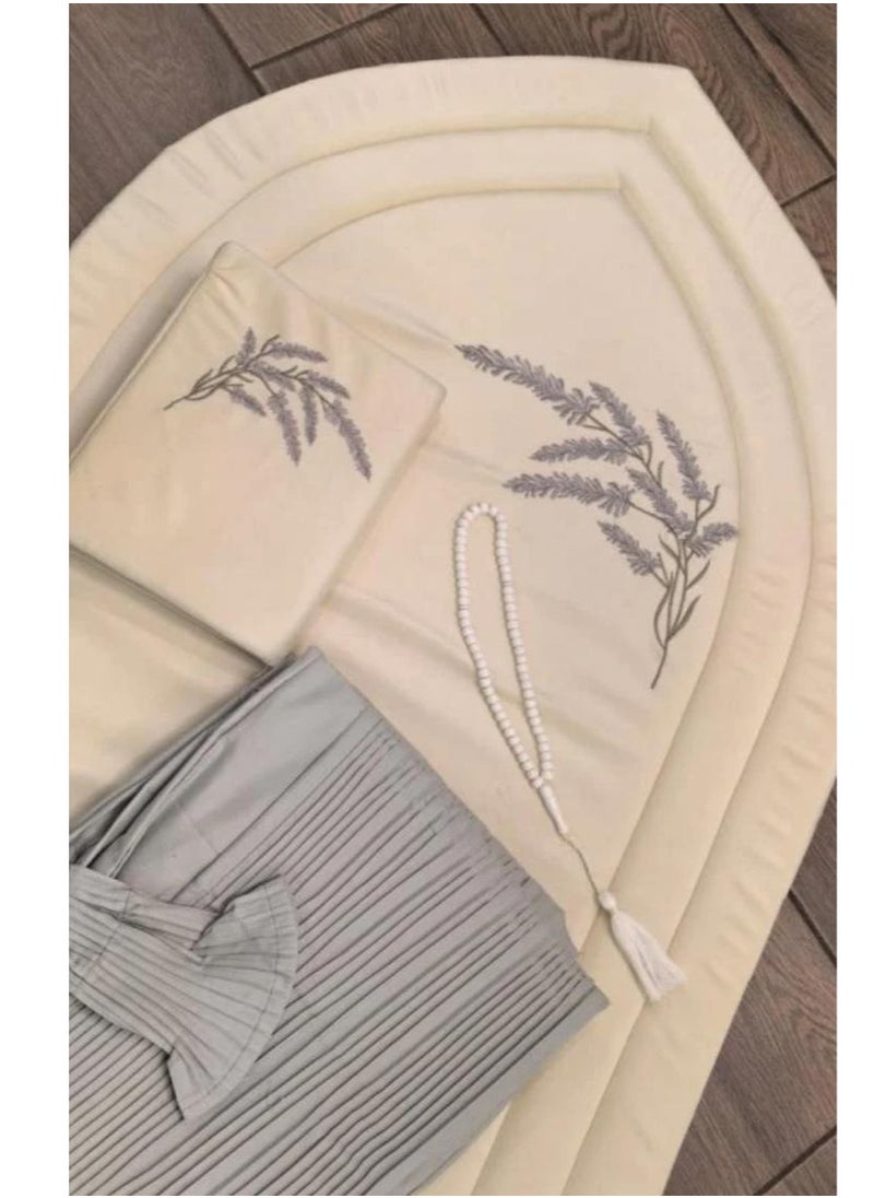 Generic Padded sponge prayer rug, embroidered with a prayer mat, excellent and cool material  - Image 2