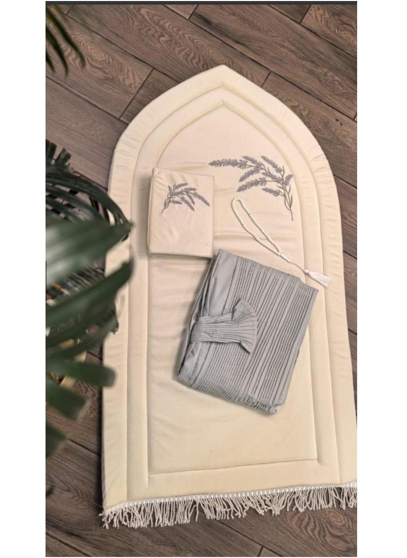 Generic Padded sponge prayer rug, embroidered with a prayer mat, excellent and cool material  - Image 1