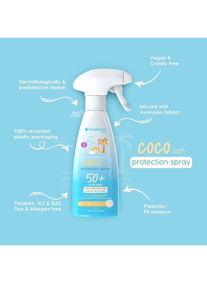PureBorn بخاخ واقي شمس للأطفال من بيبي كوكو SPF 50+ - Image 3
