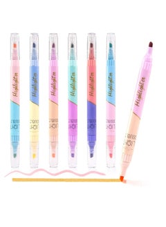 Y&D Highlighters Assorted Colors, Dual Head No Bleed Highlighters, Colored Markers, Stationary Highlighter for Study Journal, Planner Notes, School Supplies  - Image 1