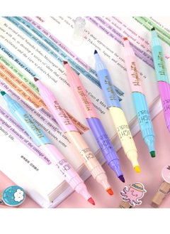 Y&D Highlighters Assorted Colors, Dual Head No Bleed Highlighters, Colored Markers, Stationary Highlighter for Study Journal, Planner Notes, School Supplies  - Image 5