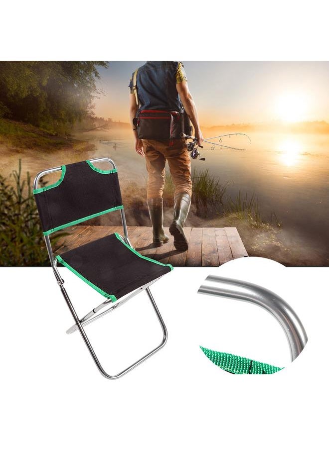 Thoraya Portable Folding Stool Aluminum Alloy Foldable Fishing Chair Outdoor Camping Seat​ (Green)  - Image 5