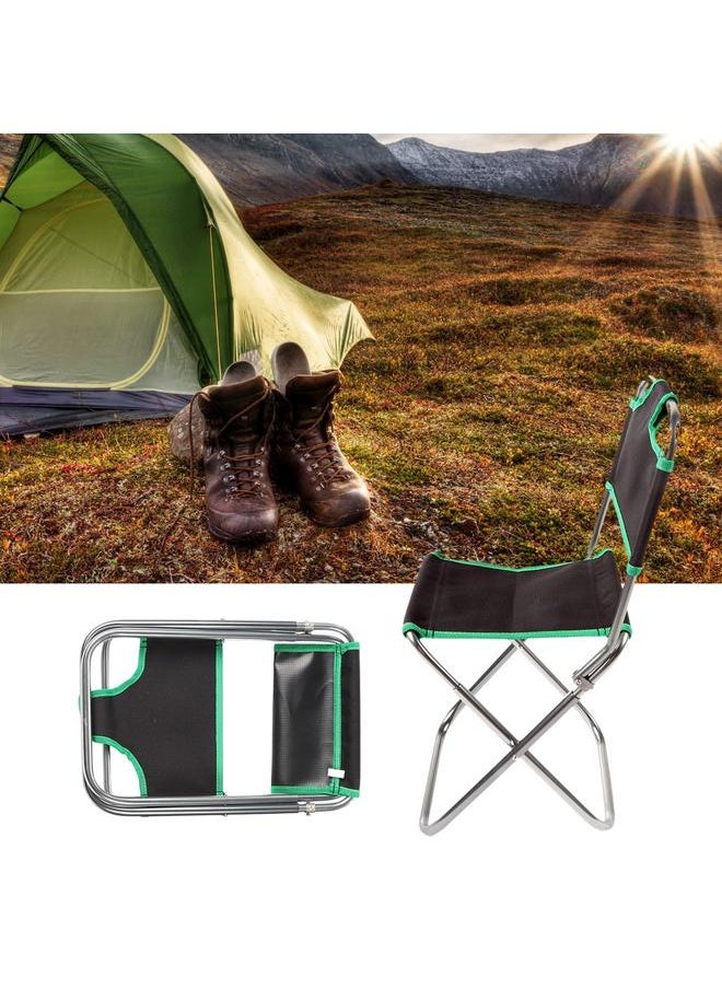 Thoraya Portable Folding Stool Aluminum Alloy Foldable Fishing Chair Outdoor Camping Seat​ (Green)  - Image 4