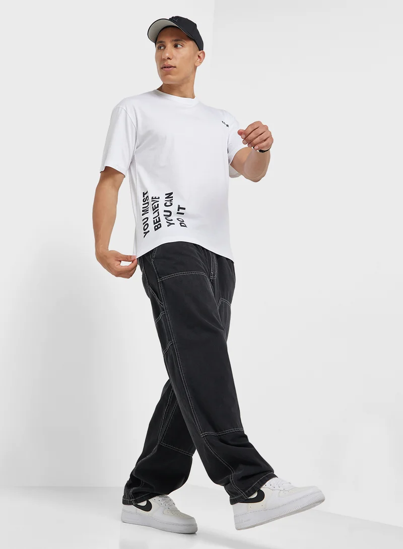 Seventy Five Oversized Crew Neck T-Shirt