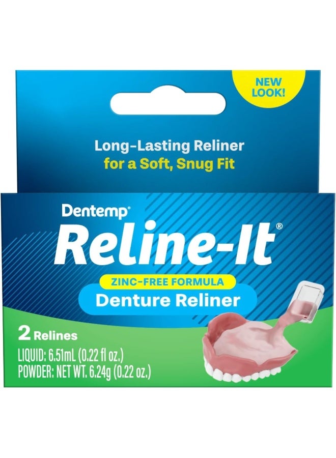 Dentemp Denture Reline Kit - Advanced Formula Reline It Denture Reliner - Image 1