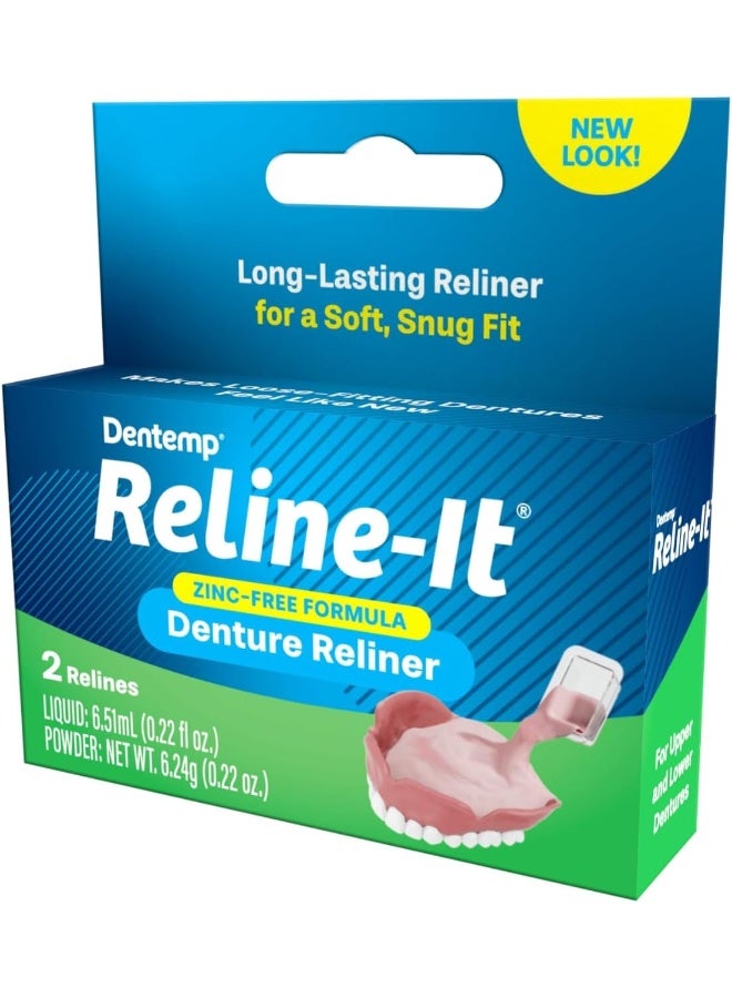 Dentemp Denture Reline Kit - Advanced Formula Reline It Denture Reliner - Image 2