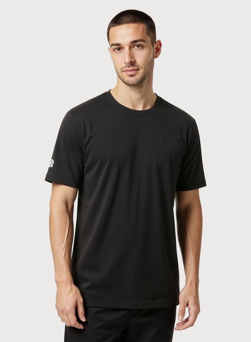 QUASER Mens T-Shirt O-Neck Sports Short Sleeves,Everyday Tee For Men,Comfortable Soft Men's T-shirt - Image 2