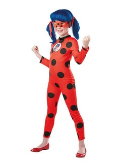 Deluxe Ladybug Costume For Age 7-8 Years, Size L (Height 128cm)