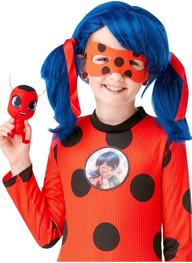 RUBIE'S - Deluxe Ladybug Costume For Age 7-8 Years, Size L (Height 128cm) - Image 1