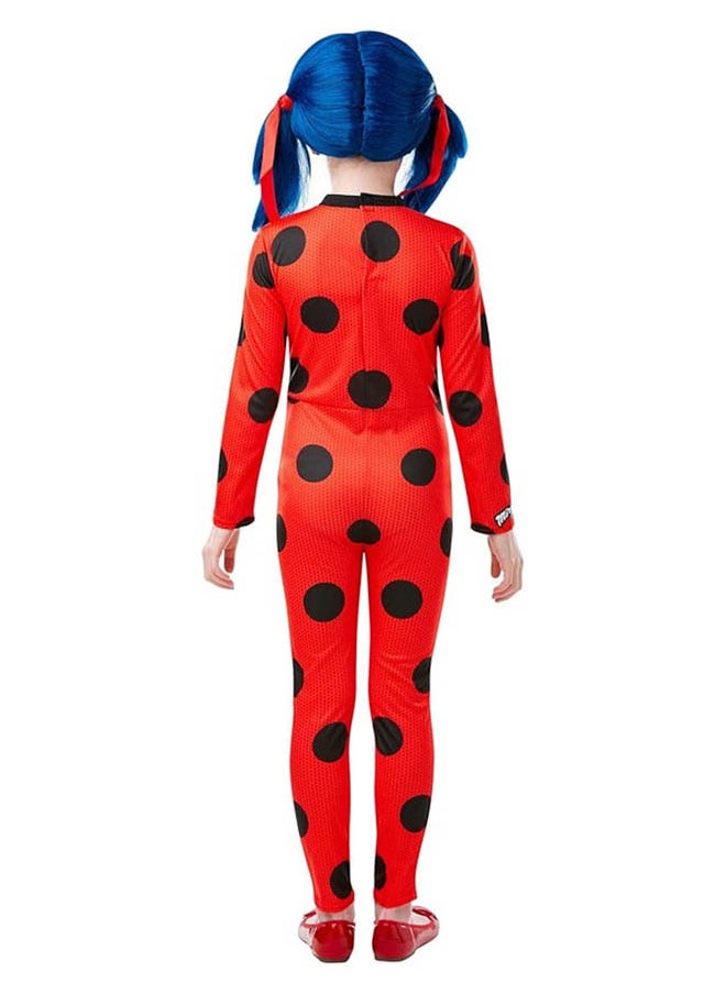 RUBIE'S - Deluxe Ladybug Costume For Age 7-8 Years, Size L (Height 128cm) - Image 1