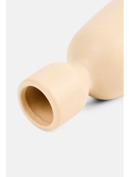 Muy Mucho Ceramic Candlestick, Beige  - Image 3