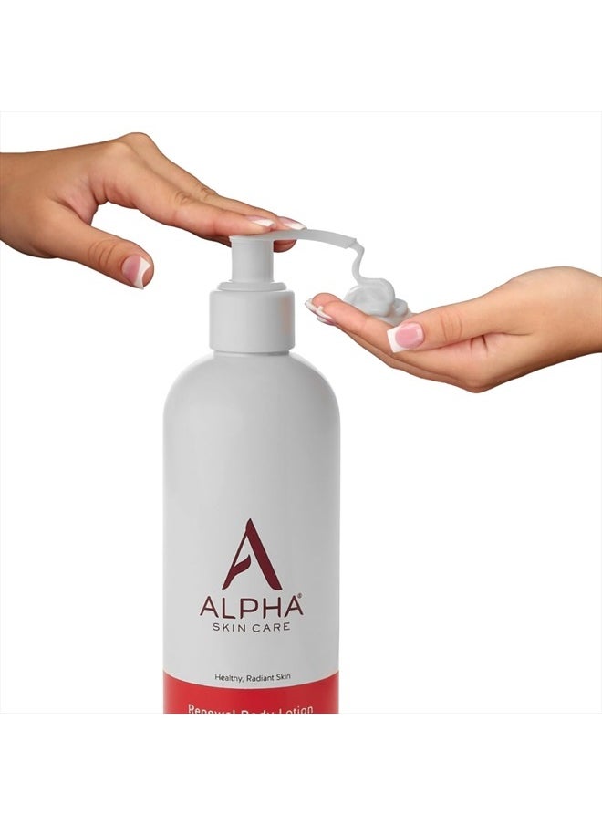 Alpha - Skin Care Revitalizing Body Lotion with 12% Glycolic AHA, Simple and Effective Multi-Purpose Daily Moisturizer Hydrates and Exfoliates with Anti-Aging, 12 Oz - Image 1