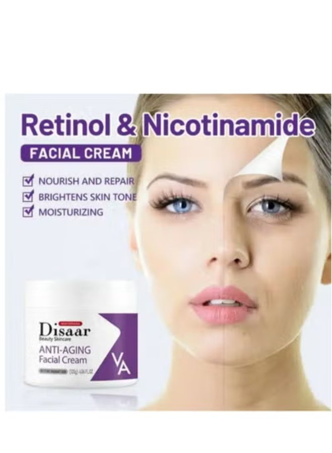 Disaar Retinol Nicotinamide Face Cream Anti Aging Facial Cream Skin Care Whitening Cream 120 g