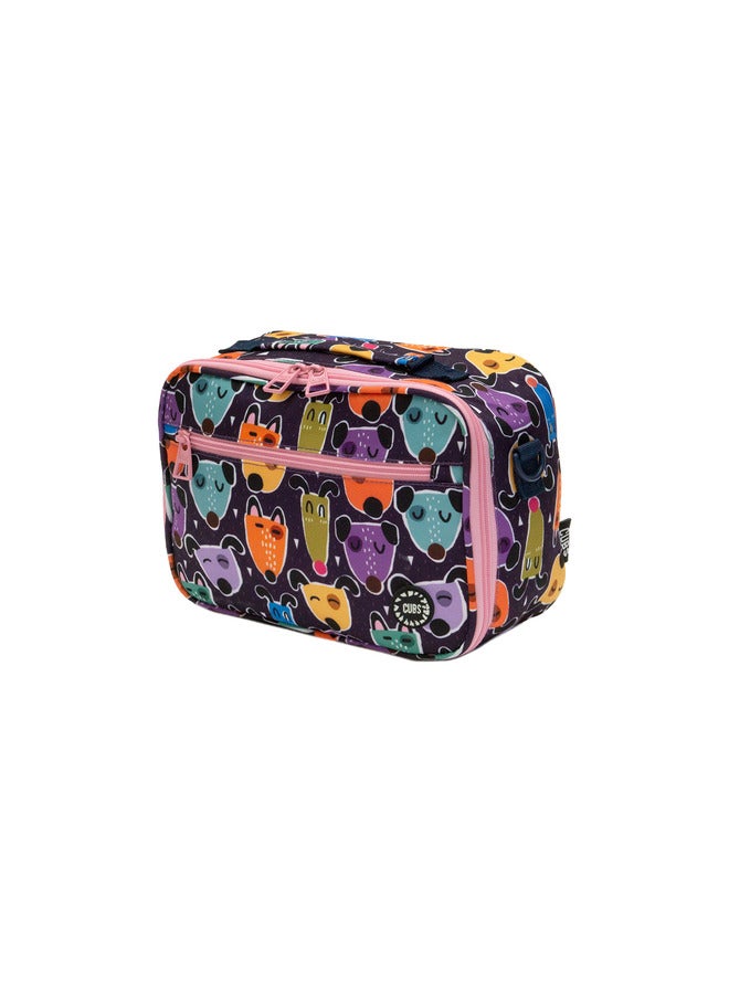 CUBS حقيبة غداء مقاومة للماء بطبعة كلاب مع حزام كتف قابل للإزالة لحمل وجباتك المفضلة إلى المدرسة أو العمل أو أثناء السفر - Image 2