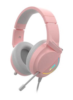 AX365 7.1 Noise Cancelling Gaming Headset Retractable MIC Headphone Soft Ear Cups 50mm Drivers