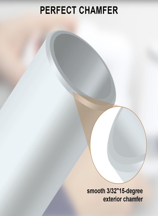 Deburring Tool for Plastic Pipe, Available for Six Sizes of Deburring Tool: 1 1/4-Inch - 4-Inch,for Use on PVC, CPVC, ABS, PP and PE Pipes,PVC Deburring Tool - Image 3