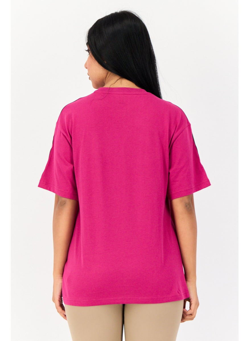 PUMA Women Sportswear Fit Short Sleeves Outdoor T-Shirt, Purple  - Image 4