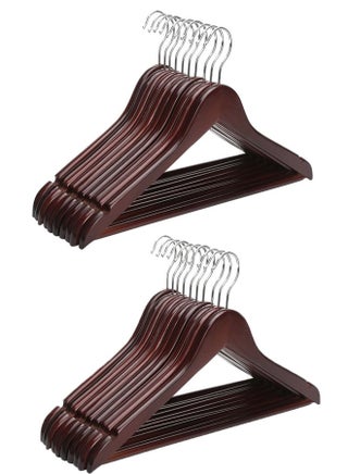 Pack of 20 Non-Slip Swivel Hook Wooden Hangers - pzsku/ZC8273FAC023933A7EB5AZ/45/_/1729776136/c49a85db-a13e-479e-98e7-9d87e615ff38