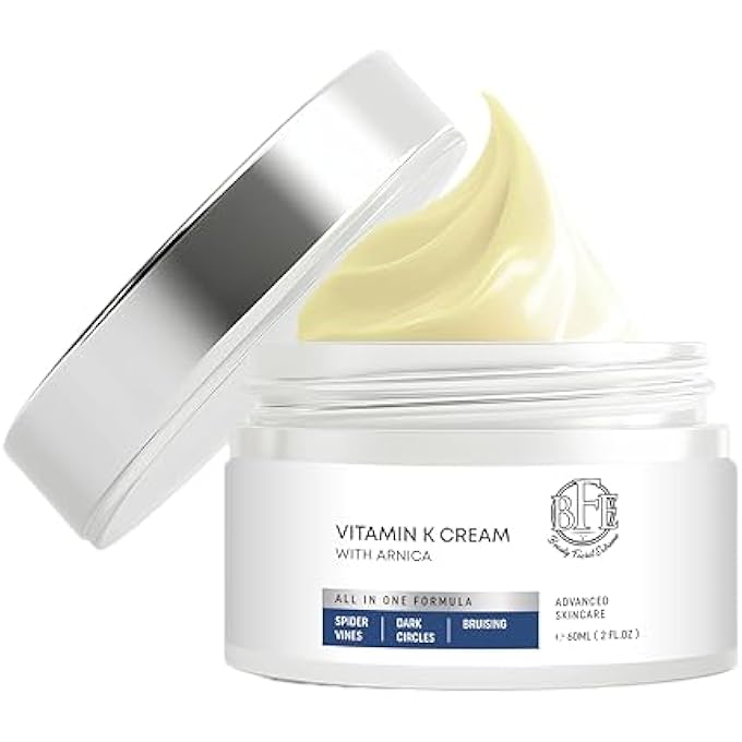 Beauty Facial Extreme Vitamin K Cream- Moisturising Bruise Healing Formula. Dark Spot Corrector for Bruising, Spider Veins & Broken Capillaries. Reduces Under Eye Dark Circles, Fine Lines, Puffiness, & Wrinkles. - Image 2