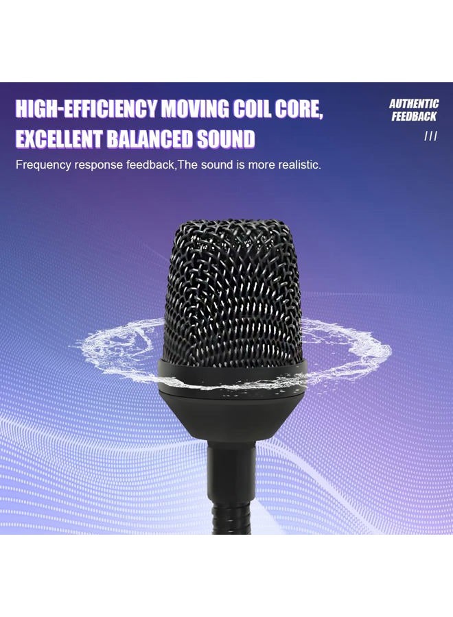 micfuns Professional Dynamic bob Barker Microphone for DJ Mixer Dedicated Disc Shouting Microphone KTV Bar Gooseneck Mic - Image 2