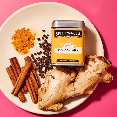 Spicewalla Golden Milk Powder - Cinnamon, Ginger, Turmeric Drink Tea or Latte Mix - Image 2