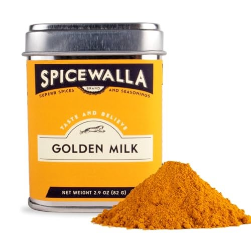 Spicewalla Golden Milk Powder - Cinnamon, Ginger, Turmeric Drink Tea or Latte Mix - Image 1