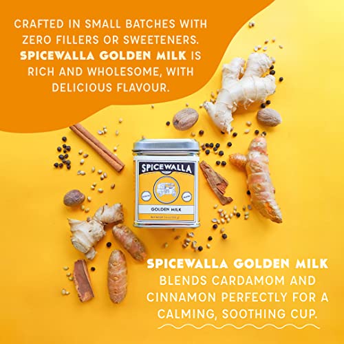 Spicewalla Golden Milk Powder - Cinnamon, Ginger, Turmeric Drink Tea or Latte Mix - Image 4