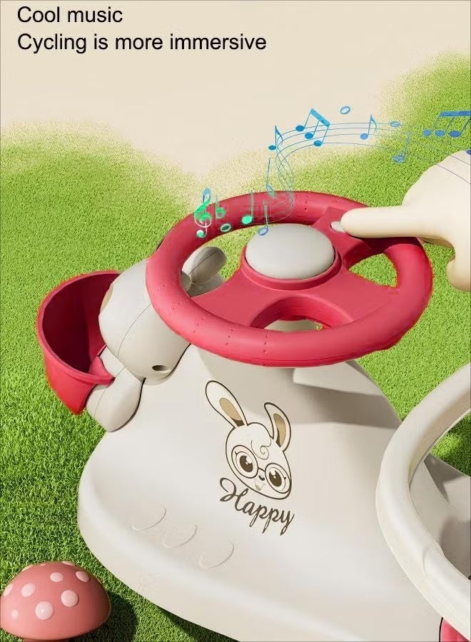 Aissiora Kids' Twist Car Ride Toy for Children Aged 2-6 Swing Car With Lights and Music Silent Wheels Anti-tipping Suitable for children aged 2-6 - Image 4