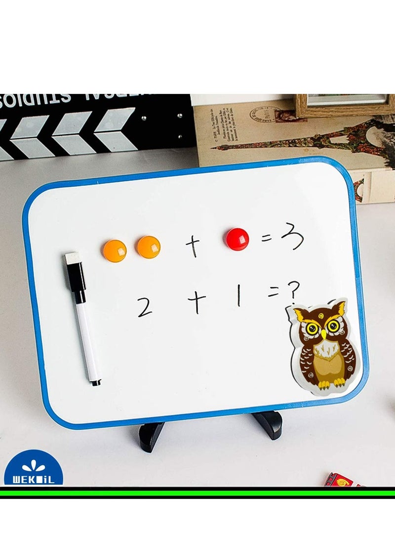 Pack of 2 Magnetic Dry Erase Erasers Whiteboard Eraser Chalkboard Eraser Cute Owl Erasers with Felt for Teachers Office Home - Image 5