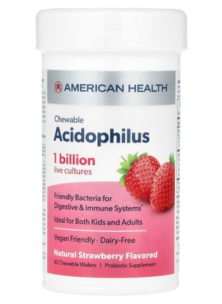 Chewable Acidophilus Natural Strawberry 1 Billion CFU 60 Chewable Wafers - pzsku/ZC8277F2ABD73EC796805Z/45/_/1729515359/e963bd87-df1d-45cf-879b-5f553001d876