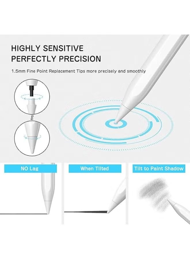 Rechargeable Active Stylus Pen with Palm Rejection, Magnetic Design and Tilt Sensitivity for Compatible Tablets, Ideal for Digital Writing, Drawing and Precision Tasks - Image 4