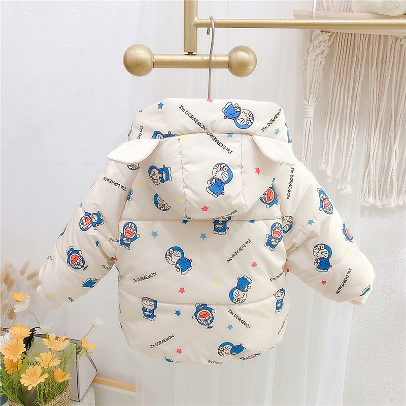 Children'S Cotton-Padded Clothes Winter Baby Thickeneded Cotton-Padded Clothes, Stylish Boys' Velvet Jackets, Fashionable Kidsren'S Clothing - Image 5
